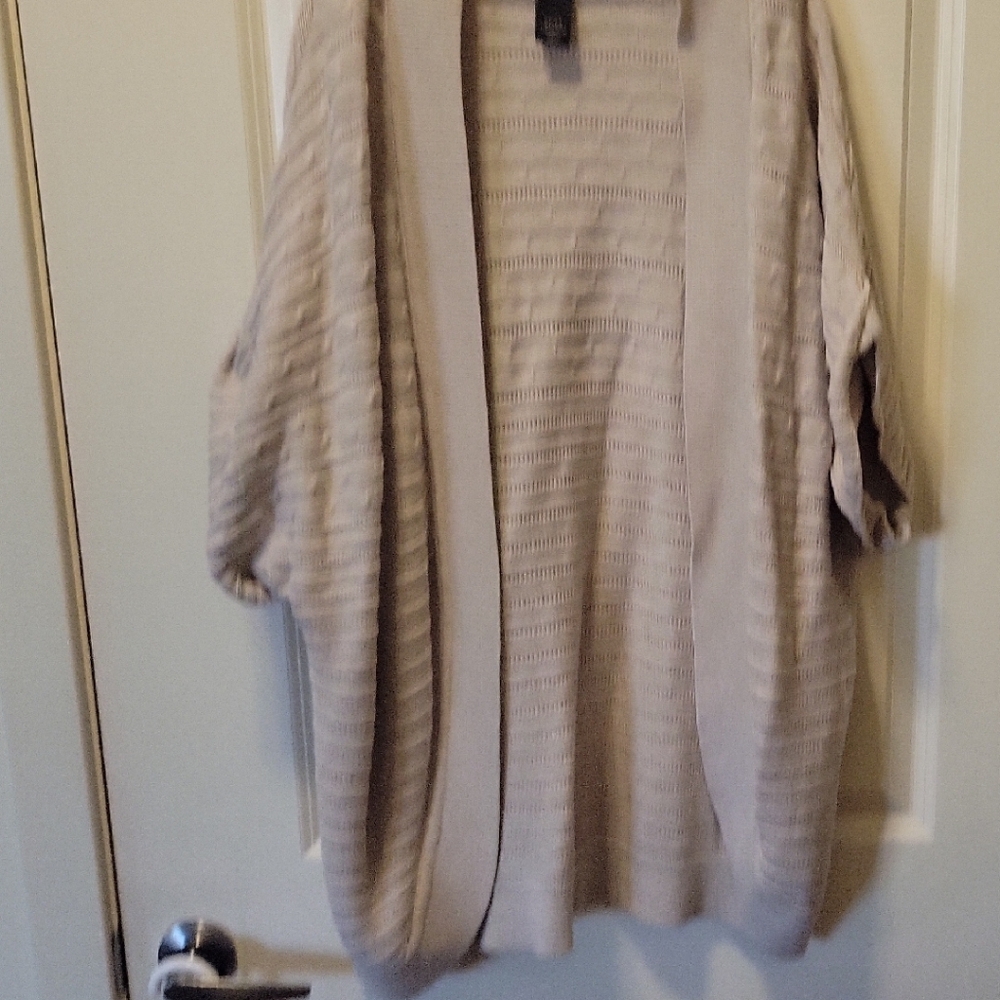 Lane Bryant Tan Cardigan Sweater